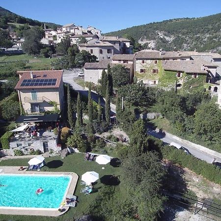 Agriturismo Roccagelli Vallo di Nera Dış mekan fotoğraf