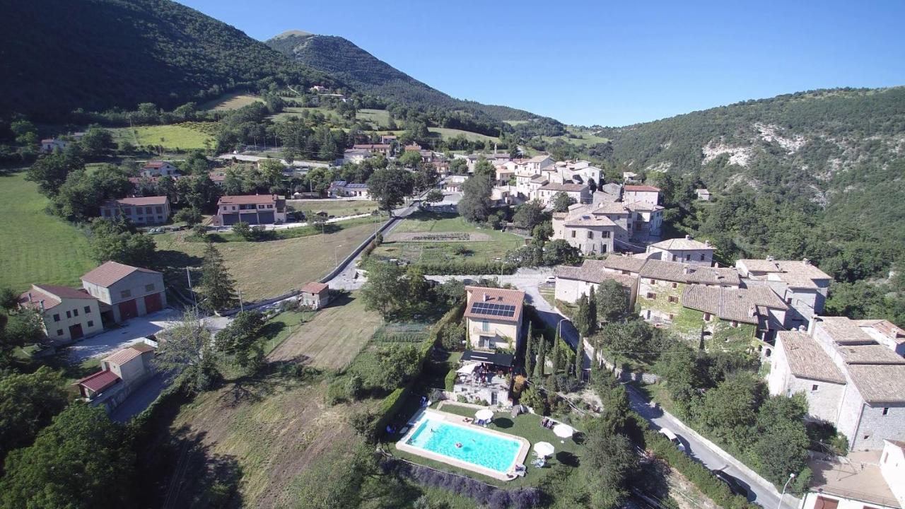 Agriturismo Roccagelli Vallo di Nera Dış mekan fotoğraf