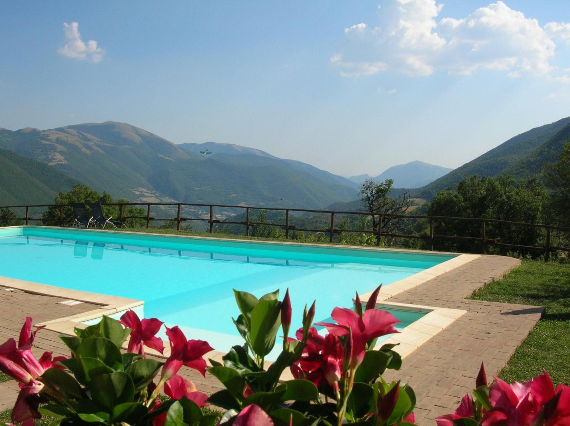 Agriturismo Roccagelli Vallo di Nera Dış mekan fotoğraf