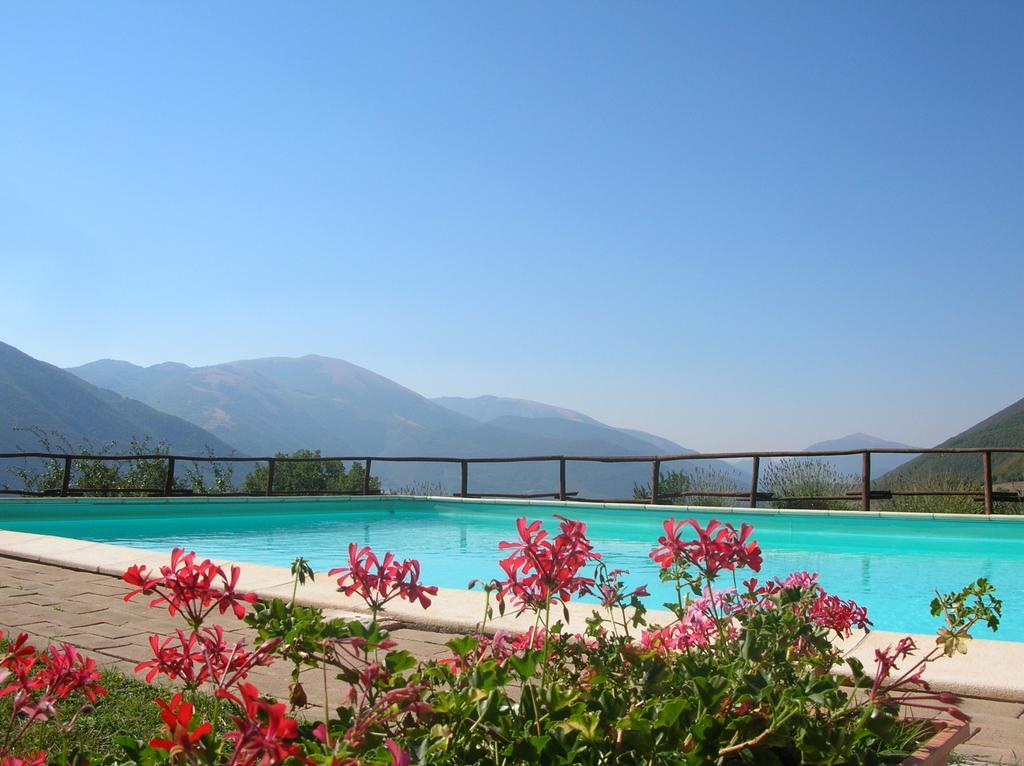 Agriturismo Roccagelli Vallo di Nera Dış mekan fotoğraf