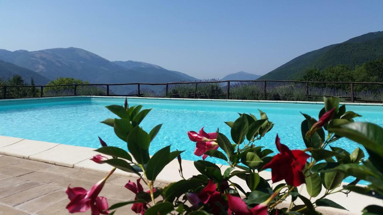 Agriturismo Roccagelli Vallo di Nera Dış mekan fotoğraf