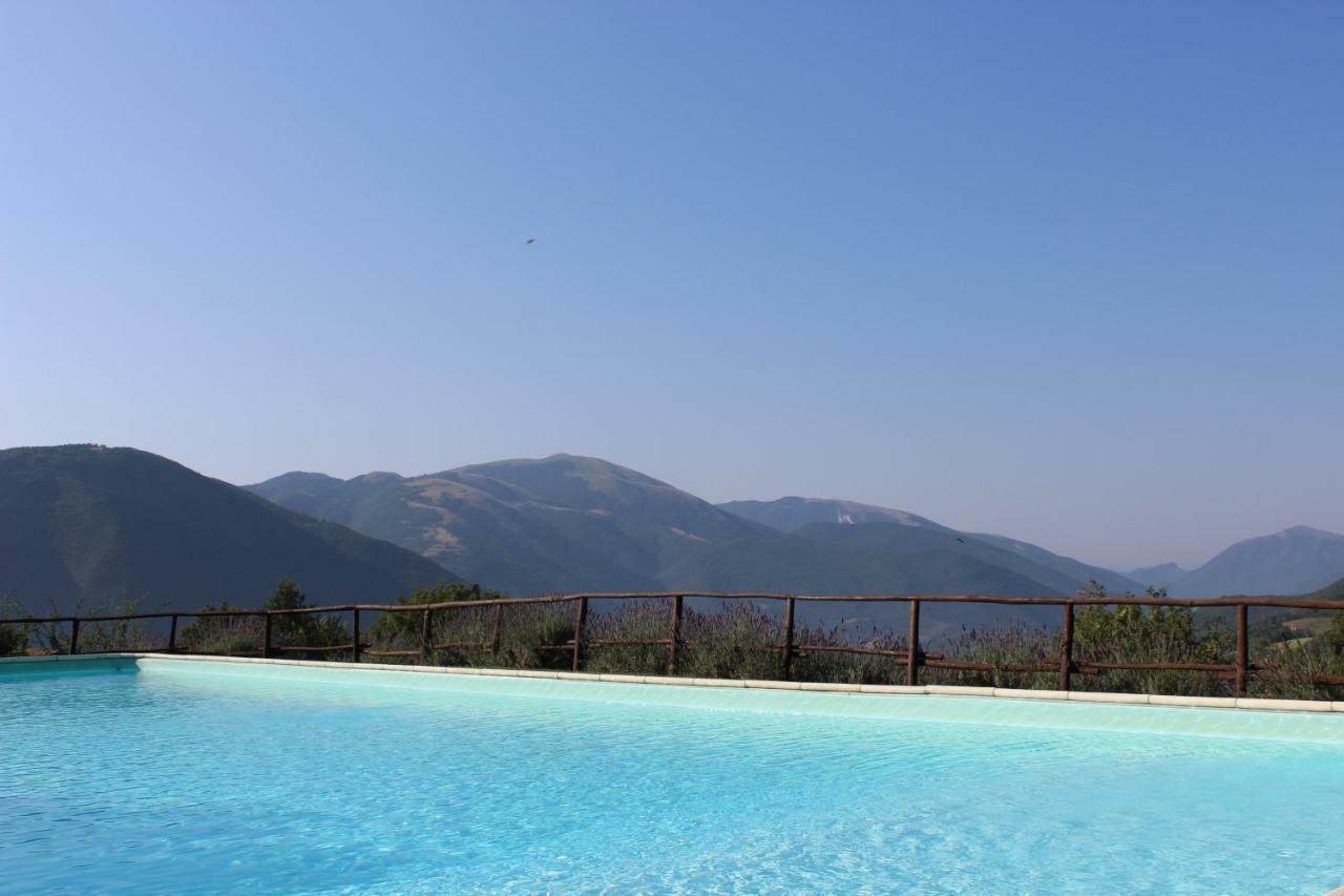 Agriturismo Roccagelli Vallo di Nera Dış mekan fotoğraf
