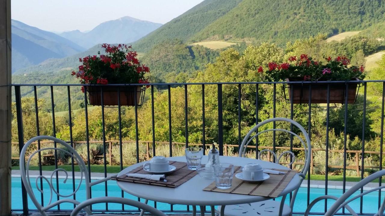 Agriturismo Roccagelli Vallo di Nera Dış mekan fotoğraf