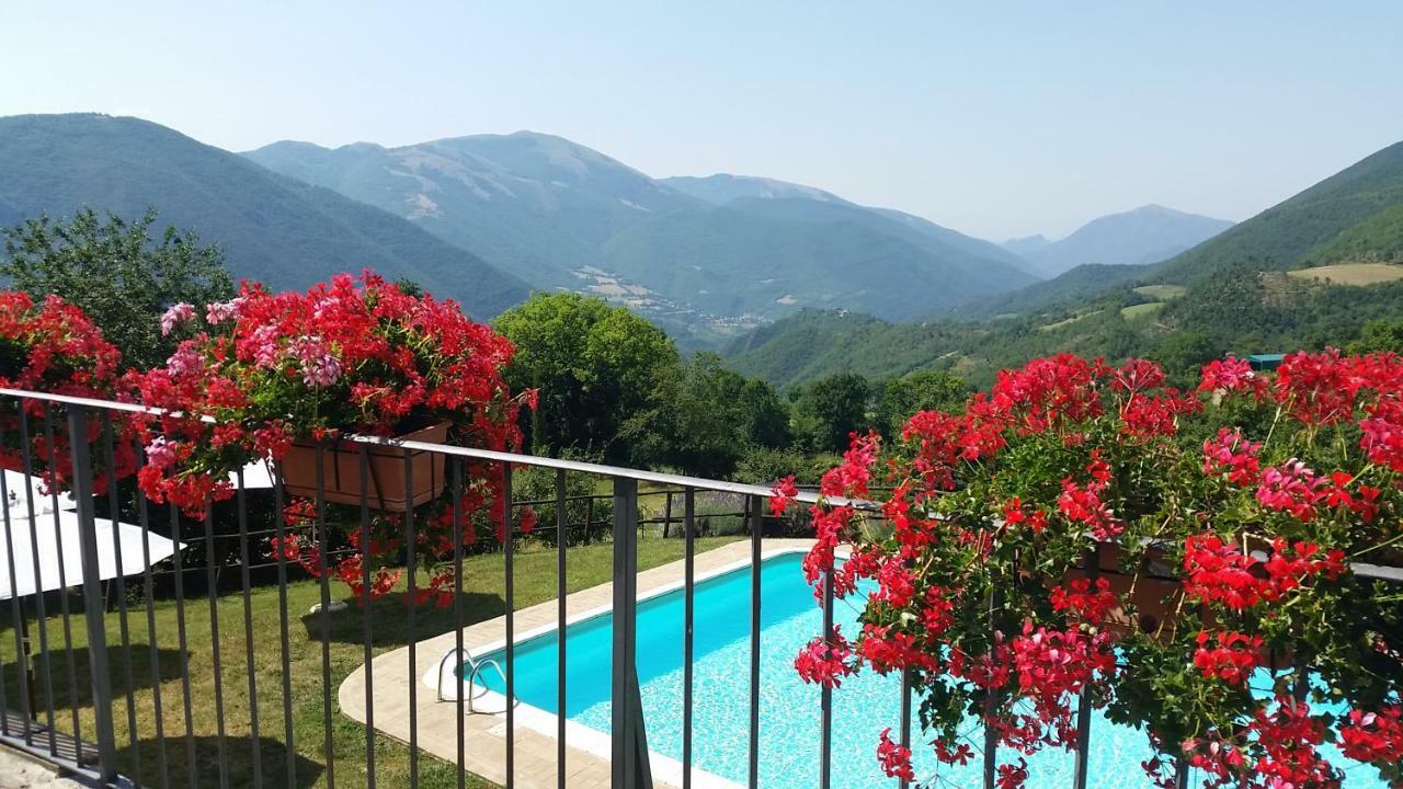 Agriturismo Roccagelli Vallo di Nera Dış mekan fotoğraf