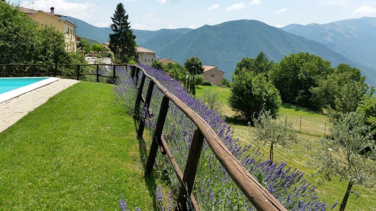 Agriturismo Roccagelli Vallo di Nera Dış mekan fotoğraf