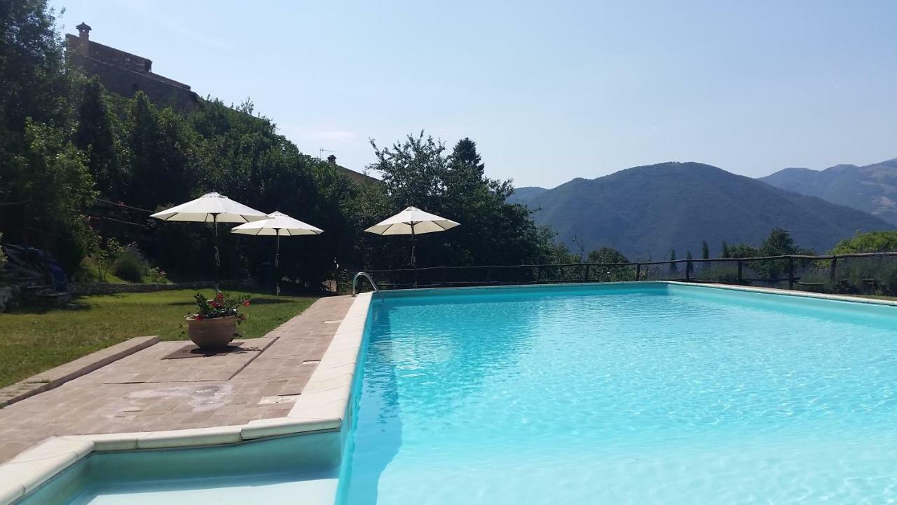 Agriturismo Roccagelli Vallo di Nera Dış mekan fotoğraf